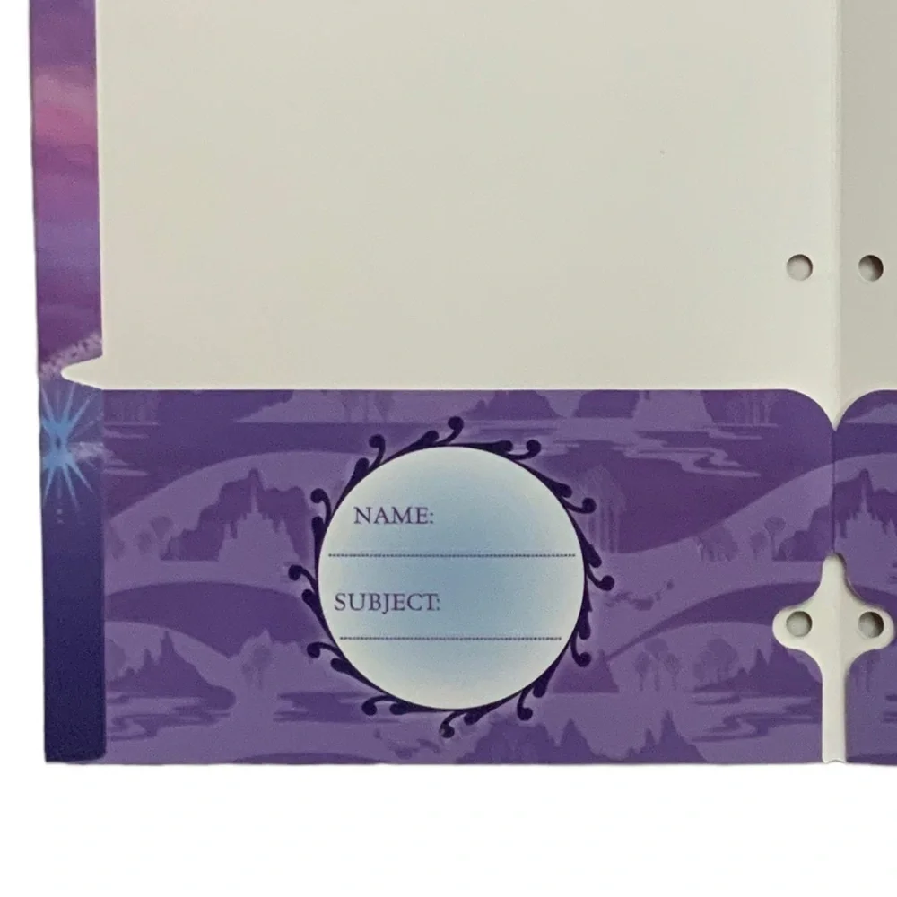 Disney Frozen Portfolio Folders School Binder Supplies Princess Lot of 6 Pieces